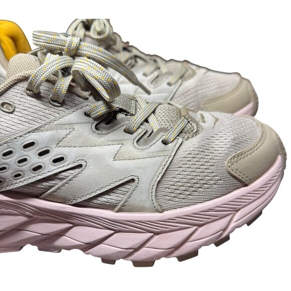 Hoka One One W Anacapa Breeze Low Womens Shoes Size 7B US Vibram Sole Beige/Pink - Picture 4 of 13